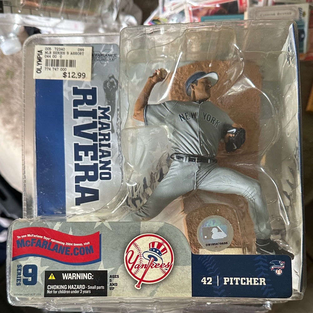 McFarlane Mariano Rivera Action Figure - Gray & Blue